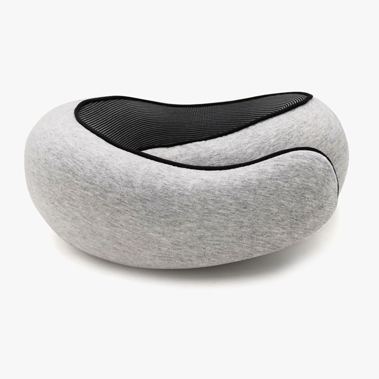 PORIYA 2024 New Memory Foam Travel Neck Pillow with Complimentary Eye Mask, Earplugs, and Storage Bag for an Enhanced Travel Experience (Grey)