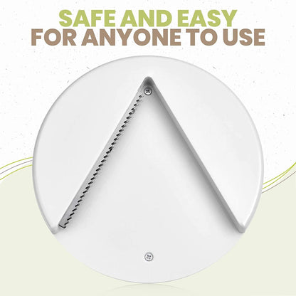 Under Cabinet Jar Opener - Undermount Lid Gripper Tool Easily Grip and Unscrew Multi-Sized Jars, Bottles and Containers - Ideal Kitchen Gadget for Weak Hands and Seniors with Arthritis