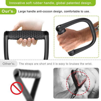 Kipika Tricep Pull Down Attachment, Cable Machine Accessories for Home Gym, Cable Machine Attachments Pulley System Gym, LAT Pull Down Attachment Weight Fitness