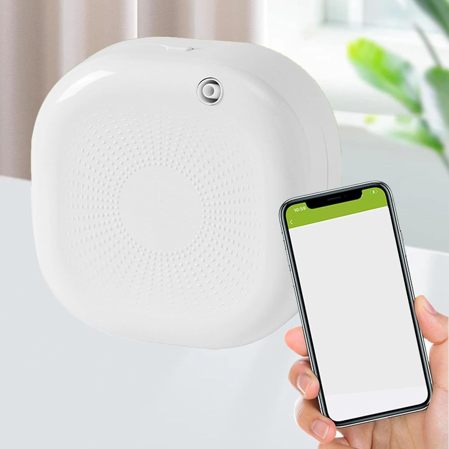 Diffusore di Aromaterapia, 500 Ml WiFi APP Controllo Silenzioso Macchina per Profumare L'aria con Timer per Uso Commerciale in Casa e Hotel (Spina europea 100-240V)