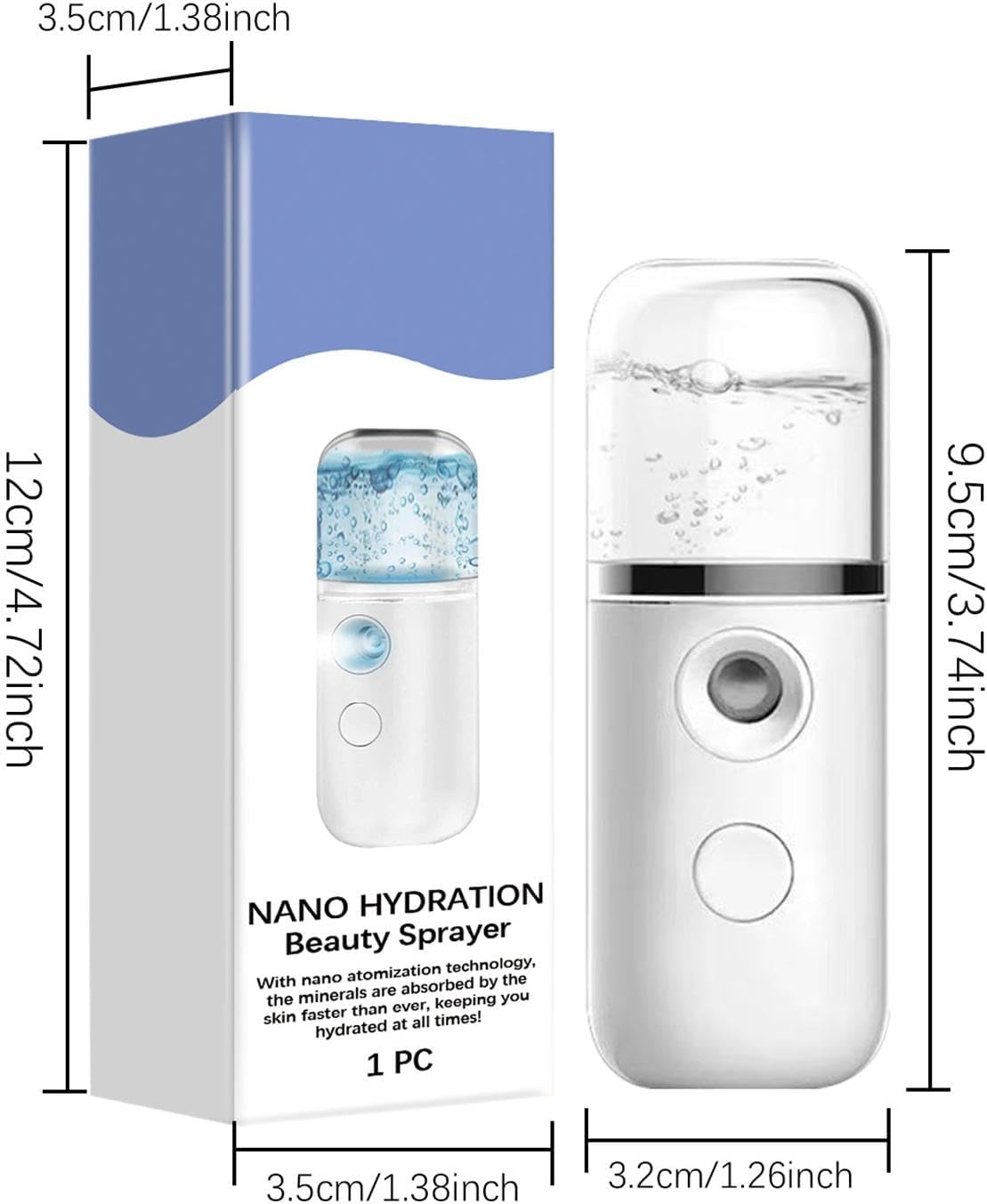 Steam Machine For Face, Facial Humidifier, Deep Cleansing Steamer, Hydrating Face Mist, Portable Facial Steamer, Skin Care Tool, Home Facial Spa, Skin Hydration Device, Compact Face Steamer, Facial