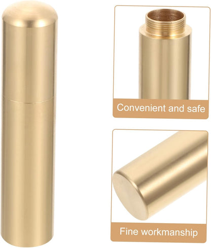 JUMPLAWN Outdoor Match Case Portable Camping Match Holder Durable Metal Survival Match Container