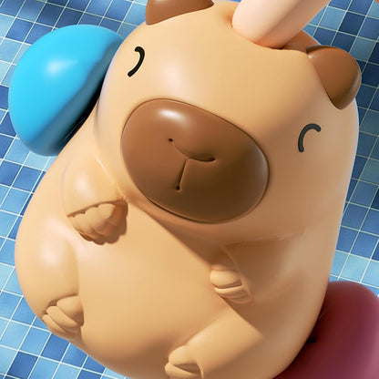 Bathtub Toys, Floating Capybara Figures, Interactive Animal Set, Child-Mother Water Play Toy, Cute Tub Accessory for Kids, Shower, Pool, Beach, Outdoor Fun, 4.72x6.89x3.15 Inches