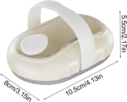 Shower Massage Brush, Bath Body Scrubber, 4.13x3.15x2.17 inches Built-in, Soap Dispenser Non-Slip Handle Essentials, Brush for Deep Cleaning, Bathroom, Women, Boys