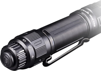 Fenix PD36 TAC 3000 Lumen Rechargeable Tactical Flashlight with 274m Beam & Up to 160hr Runtime – IP68 Waterproof LED Torch with 6 Brightness Levels USB-C Rechargeable Searchlight