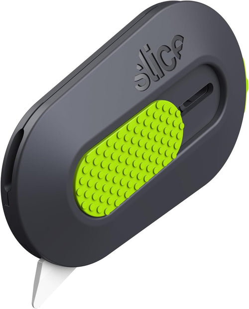 Slice 10514 Mini Cutter, Ceramic Safety Blade, Pocket Sized, Auto-Retractable, Stays Sharp up to 10X Longer, Grey