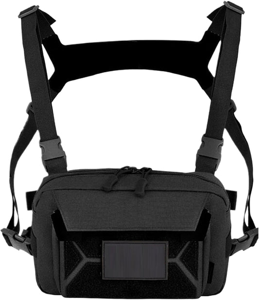 Running Chest Bag, Cycling Waistcoat Pack, Oxford Cloth Material, Anti-Theft Lightweight Chest Bag For Hiking, Fishing, Hunting, Multi-Use Outdoor Gear, Adjustable & Unisex Design, 1-Pack
