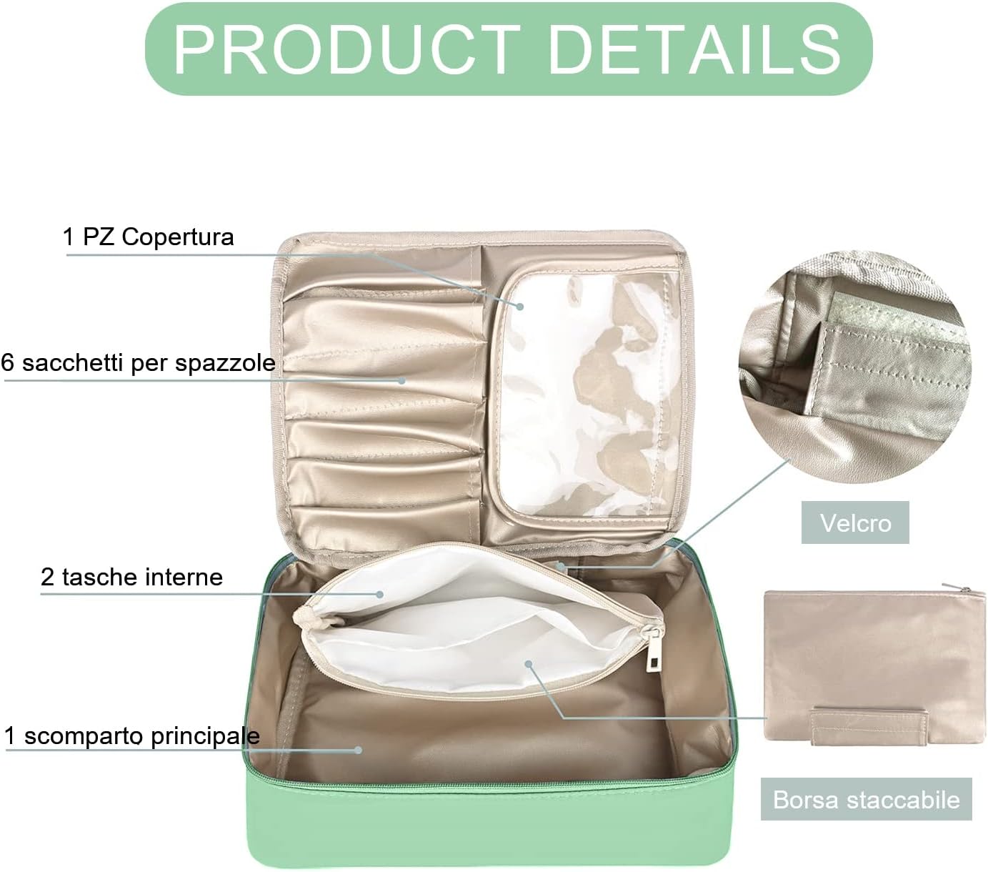 Beauty Case, green