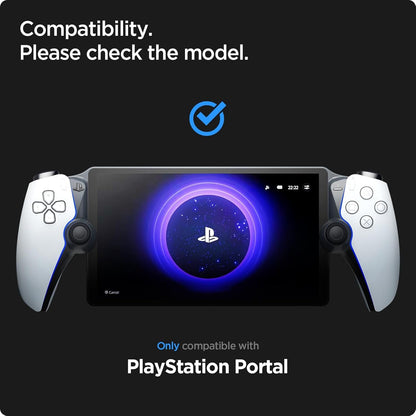 Spigen Tempered Glass Screen Protector [GlasTR EZ FIT] designed for PlayStation Portal Remote Player - 1 Pack