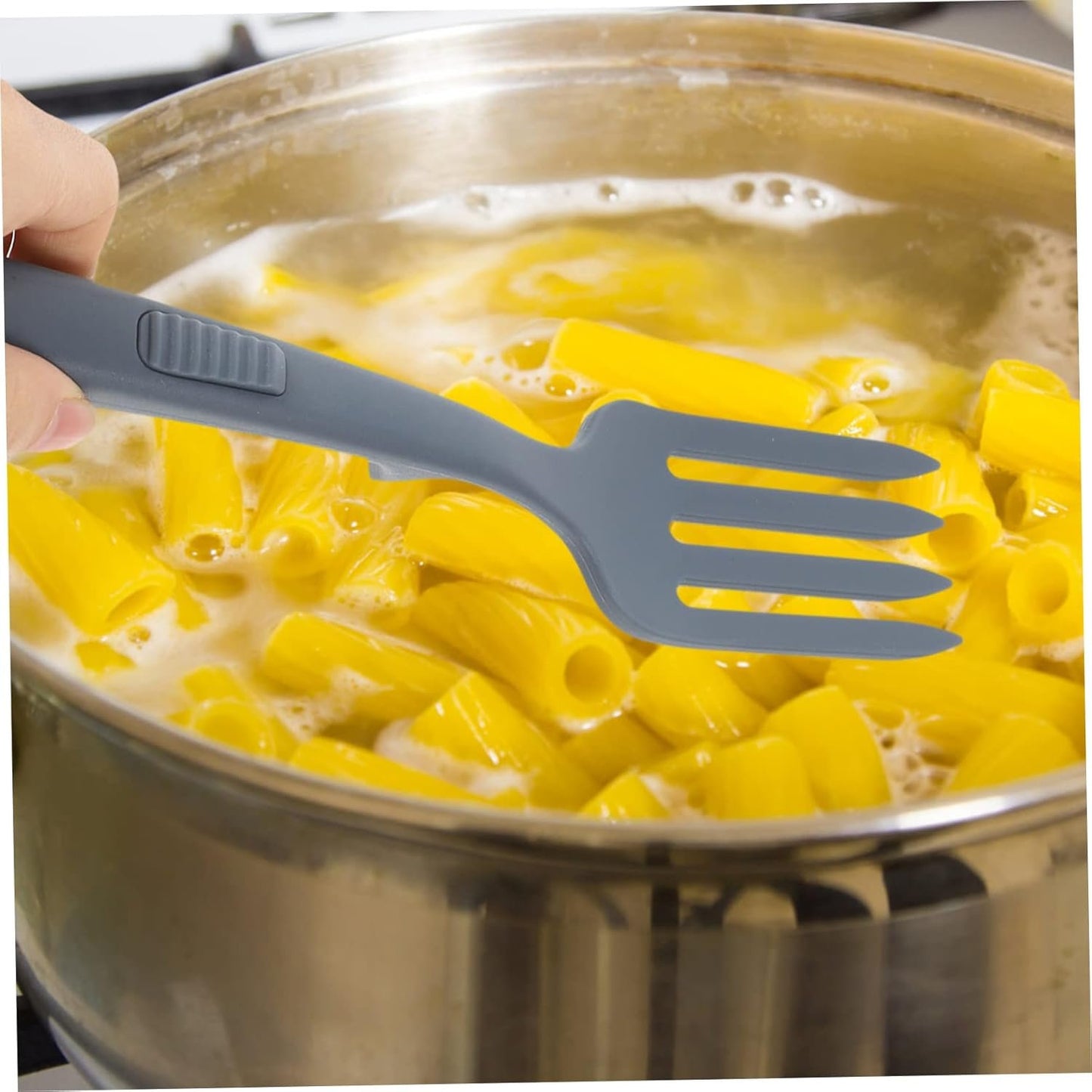 Gatuida Silicone Kitchen Fork Pasta Serving Fork Cutlery Kitchen Tools Fork Silicon Forks Kitchen Gadget Pasta Serving Fork Silica Gel