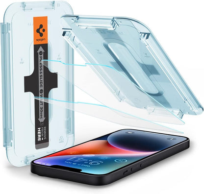 Spigen Tempered Glass Screen Protector designed for iPhone 14 Plus/iPhone 13 Pro Max [2 Pack]