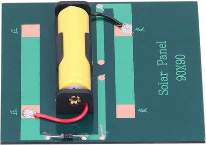 Solar Panel Charger, Solar Charging Board Cell Charging Board 1W DC2V for 1.2V AA Batteries Power Supply for Outdoor Use
