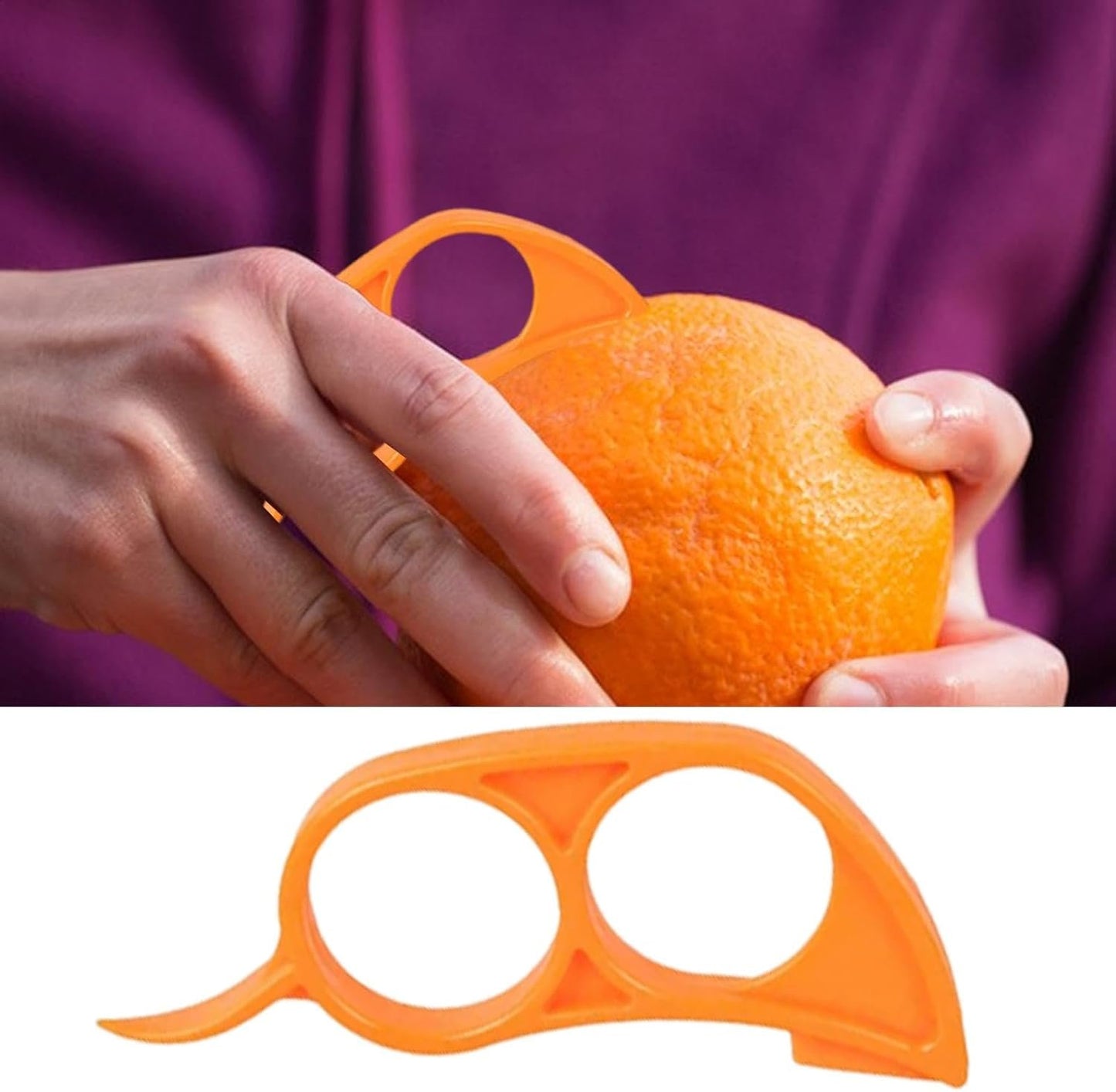 Orange Peeler, Orange Peeling Tool | 5X Citrus Extractors | Vegetable Slicer, Fruit Peeler, Kitchen Gadget for Citrus, Grapefruit, Oranges, Lemons