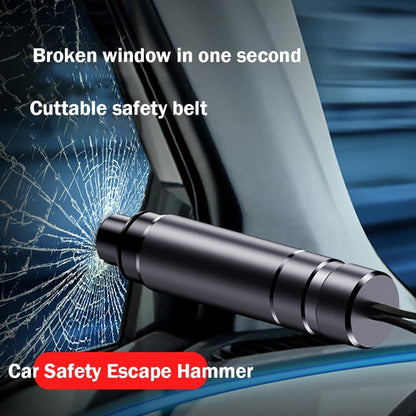 SafeHammer Safe Hammer Glass Breaker, Safe Hammer Glass Breaker, Car Safety Hammer, Seat Belt Cutter Emergency Escape Tool (2 PCS-A)