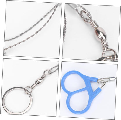 Yardwe 4pcs Survival Chain Saws Portable Outdoor Gear for Camping Hiking and Hunting Lightweight Ergonomic