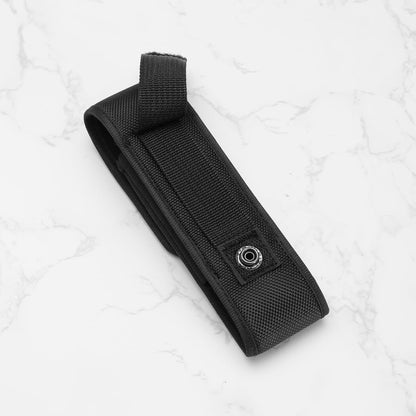 ECSiNG Flashlights Pouch Tactical Flashlight Holster Nylon Flashlight Torch Pouch Accessories for Hiking Climbing Working Outdoors 19x5cm