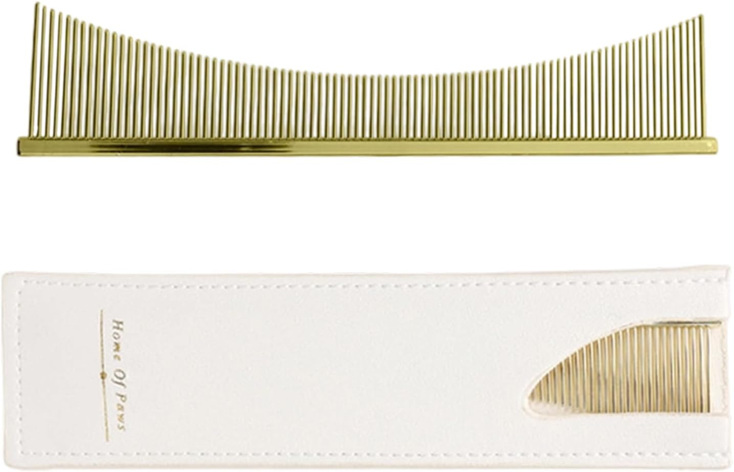 Flea Comb, Professional Grooming Brush, Pet Tool, Tear Stain Remover, Sensitive Skin Hair Care Comb, for Puppy, Kitten, Routine, Brushing, Groomings, Hygiene, Daily Use