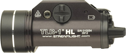 Streamlight 69260 TLR-1 HL 1000-Lumen Tactical Weapon Mount Light With Rail Locating Keys & Lithium Batteries, Black â€“ Box Packaged