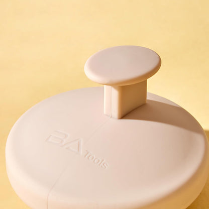 Ba Tools Scalp Massager Shampoo Brush with Soft Silicone Bristles for Scalp Care, Shower Hair Scalp Scrubber Exfoliator for Dandruff Removal and Hair Growth, Wet & Dry for Men, Women and Kids (White)
