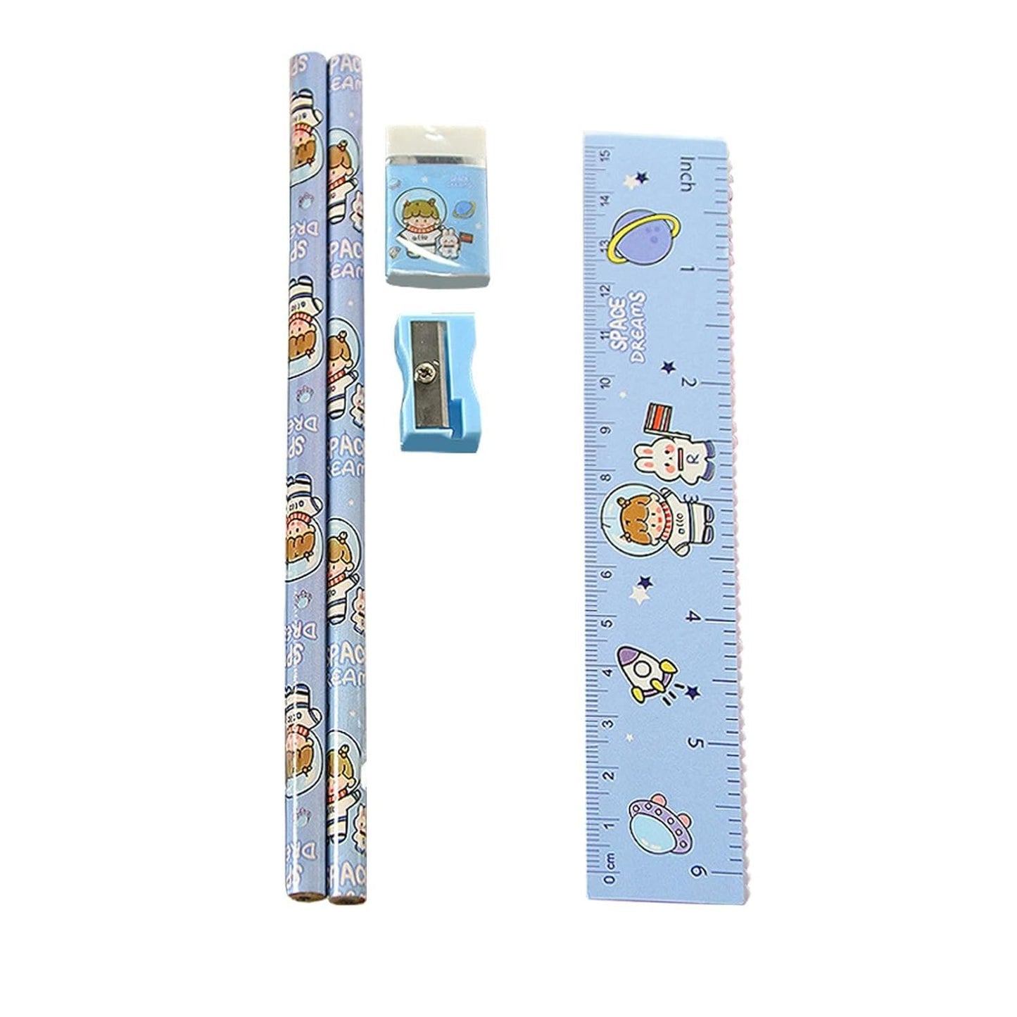 Lesunbak Stationery Writing Set, Cute Stationery Kit for Student | Classroom Reward Set for Kids Boys Girls, Painting Creation, Drawing