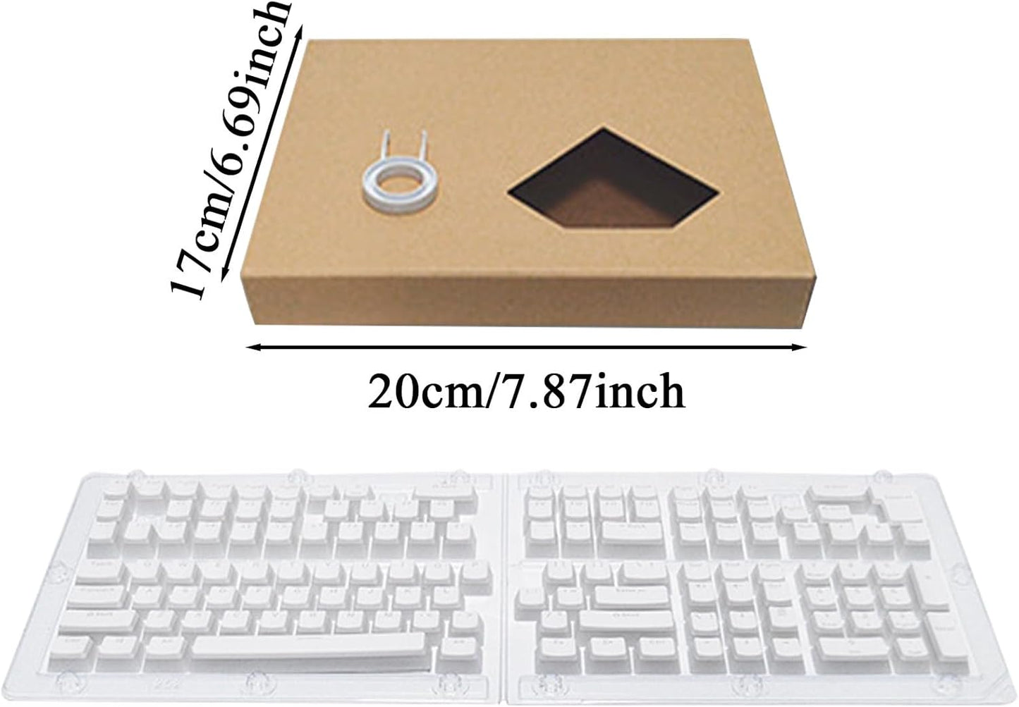 Keycaps Set, Backlit Keycaps, 7.87x7.09x1.18 Inches Pbt Material, Aesthetic Mechanical Keyboard Replacement Kit for Streamers, Typing Enthusiasts and Setup