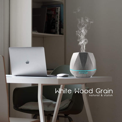Aromatherapy Essential Oil Diffuser 550ml Ultrasonic Diffusers Cool Mist Air Humidifier with Remote Control 7 Colors LED Lights and Waterless Auto Shut-Off Timer for Home Bedroom Room Office