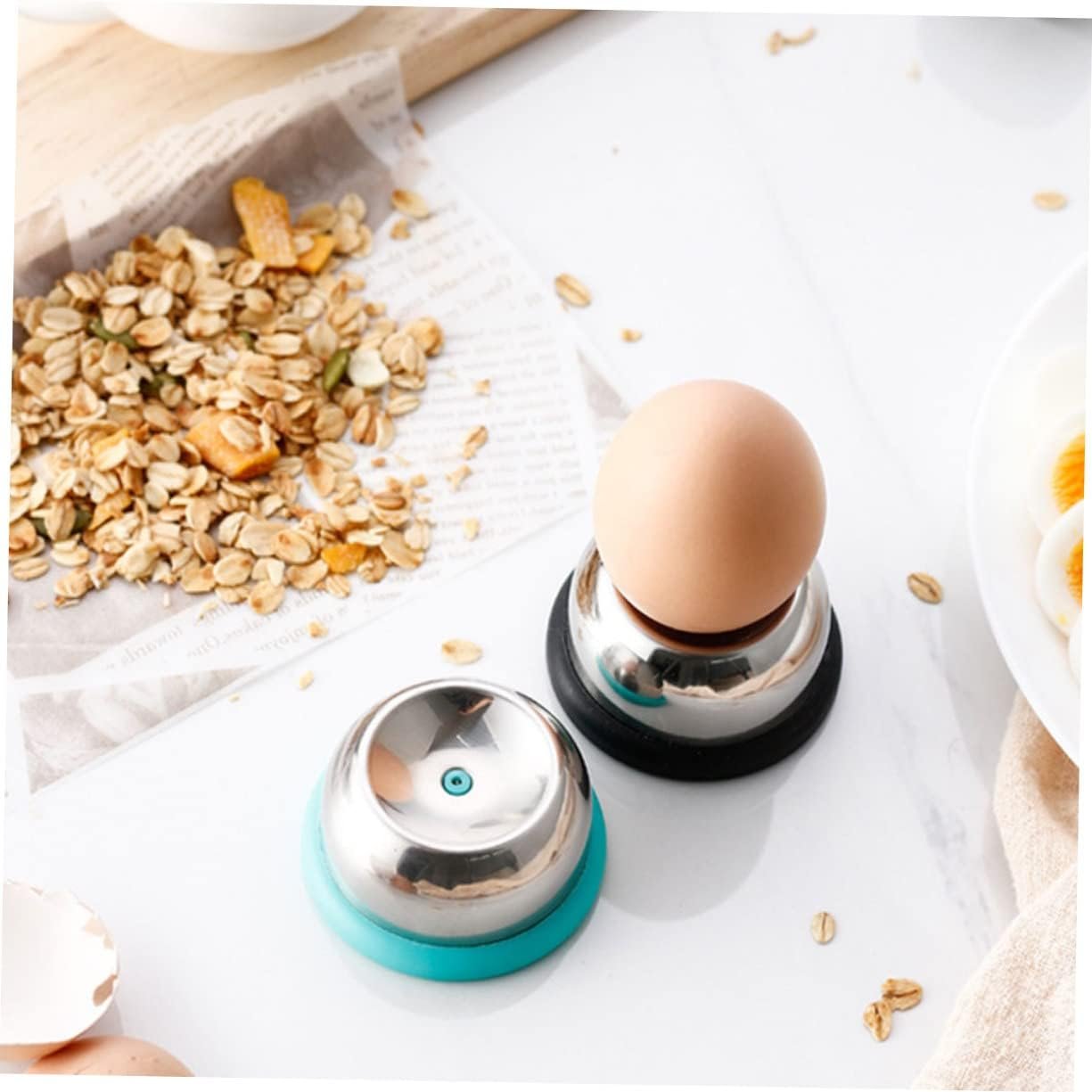 TIDTALEO 2pcs Home Egg Piercing Gadget Kitchen Utensils for Eggs (Assorted)