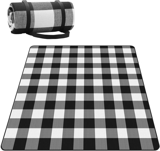 DAWNTREES Extra Large 200x200cm Picnic Mat Waterproof, Portable Picnic Mat, Sandproof Beach Mat, Suitable for Family Outdoor Camping Party, Park Mat for Grass Park, Hiking, Travel, Concerts
