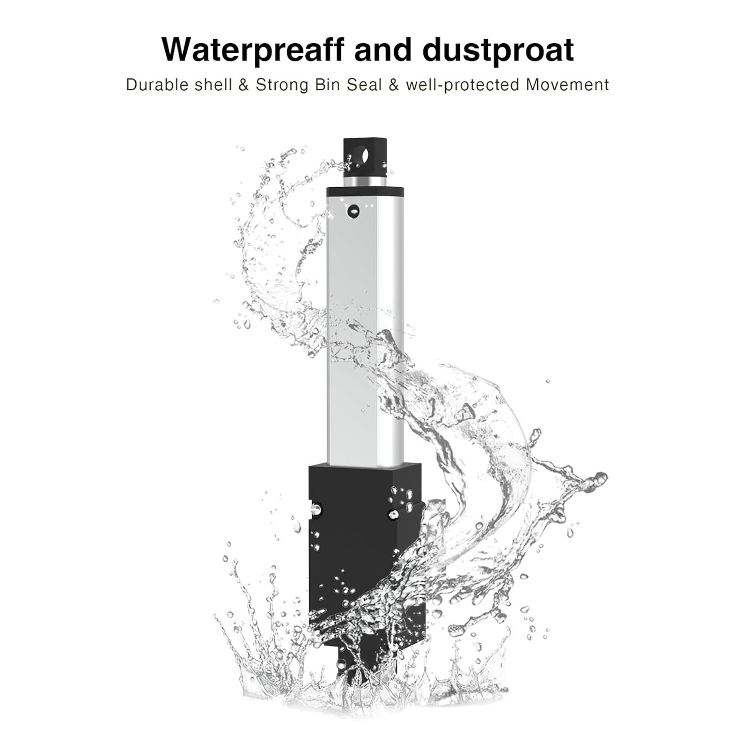 Juyancao 125mm 20N Mini Electric Linear Actuator 5 Inch Linear Motion Actuator 12V Actuators with Brackets for Cabinets, Robotics, Home Automation, Window Opener