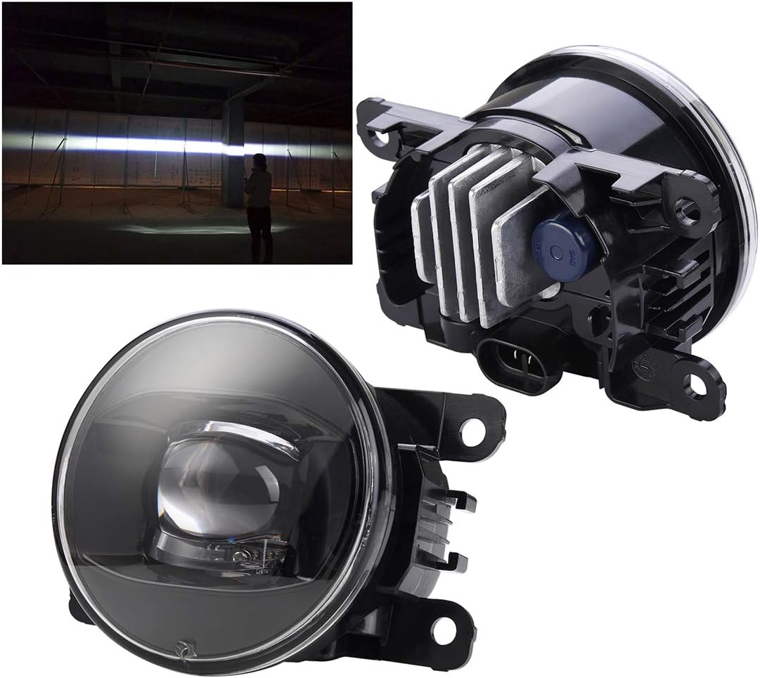 SIEMID New Generation Retrofit Upgraded Led Fog Lamp for Citroe.n C3 C4 C5 C6 C-Crosser Xsara Picasso DS 3 DS 4 2004 2005 06 07 08 2009 2010 2011 2012 2013 2014 2014 2011 2012 2013 2014 2014 2015