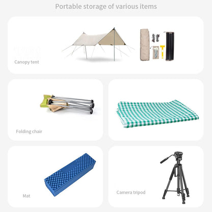 Outdoor Storage Bag - Clothes Storage Bags | Large Stronge Storage Bags | Portable Outdoor Storage Gear Bag | Drawstring Design Tool | for Camping, Picnic, Travel, Hiking, Fishing
