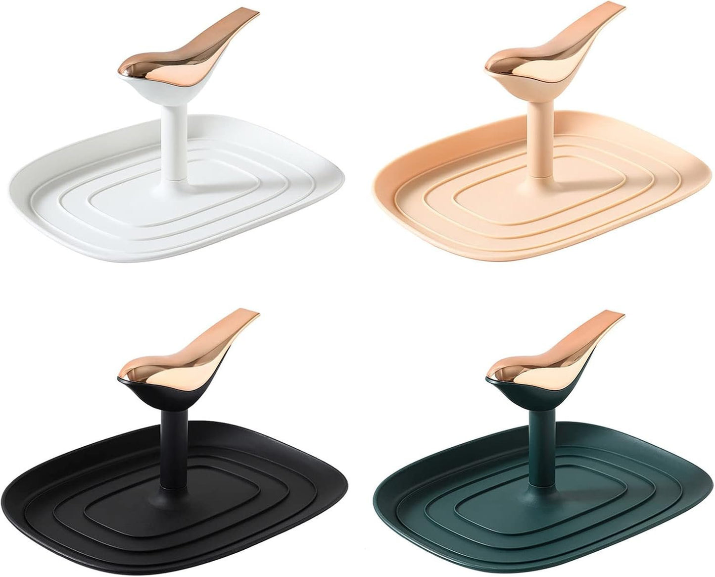 Poggiamestolo e supporto per coperchio pentola a forma di uccello con gocciolatoio supporto per utensili da cucina supporto per utensili da cucina gadget convenienza
