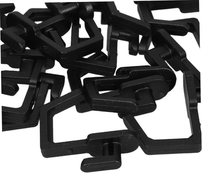 PLAFOPE 20pcs Pegboard Hooks: Grid Panel Hanging Hooks Shelving Hangers Organizer for Bedroom Kitchen Office Retail Home Workspace Organization