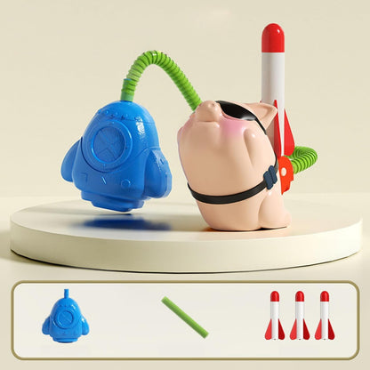 ccuzs Toy Rocket for Kids, Foam Rocket Set, Outdoor Play Toy, Fun Launching Games, Birthdays, Christmas, New Year, Easter, And Anniversaries, 9.84x8.27x2.95in