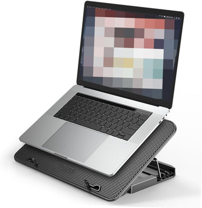DIYEAH Laptop Cooler with Fans Ergonomic Cooling Pad for Gaming Laptops Rapid Temperature Control Stand for Comfortable Use Compatible with Notebooks
