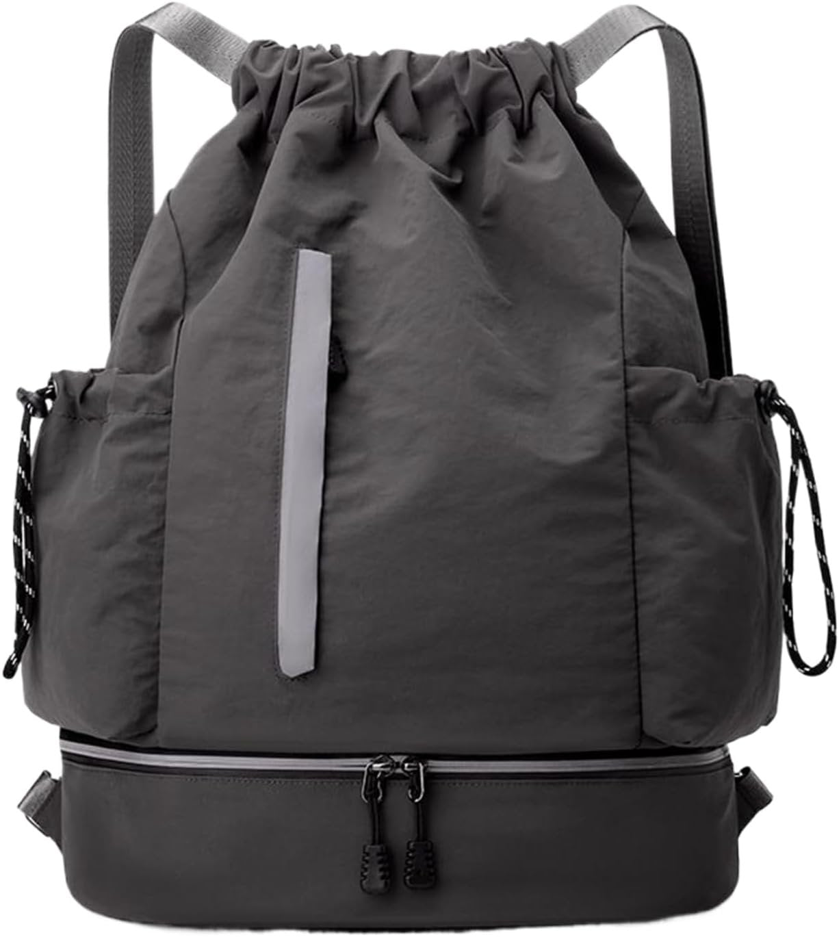 Generico Drawstring Sports Bag Large Capacity, Waterproof Gym Sackpack Travel Backpack, Lightweight Fitness Daypack for Basketball Football Picnic Hiking Outdoor Activities Carrying
