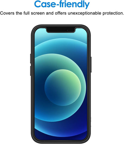JETech Screen Protector for iPhone 12 mini 5.4-Inch, Tempered Glass Film, 3-Pack