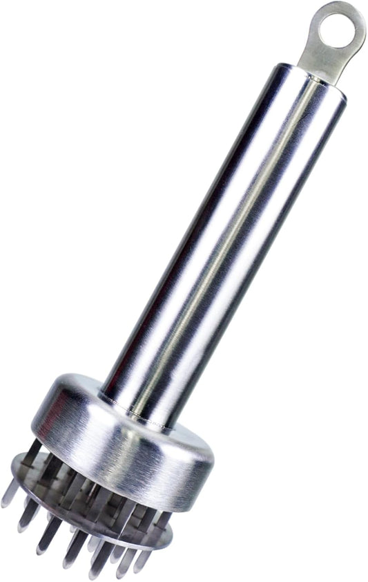 EnMart Meat Tenderizer Stainless Steel, Heavy Weight Tenderizer, Kitchen Tools Gadgets with Sharp Needle Makes The Toughe Steak Beef Chicken Breast Tender, Non-Slip Grip Soft & Comfortable Handle