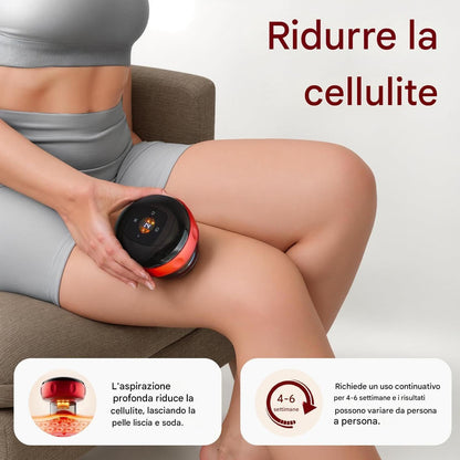 Unità di coppettazione EL - Massaggio di accoppiamento ricaricabile elettrico per il recupero | Strumento multifunzionale regolabile per muscoli, alla schiena e cura postpartum, per