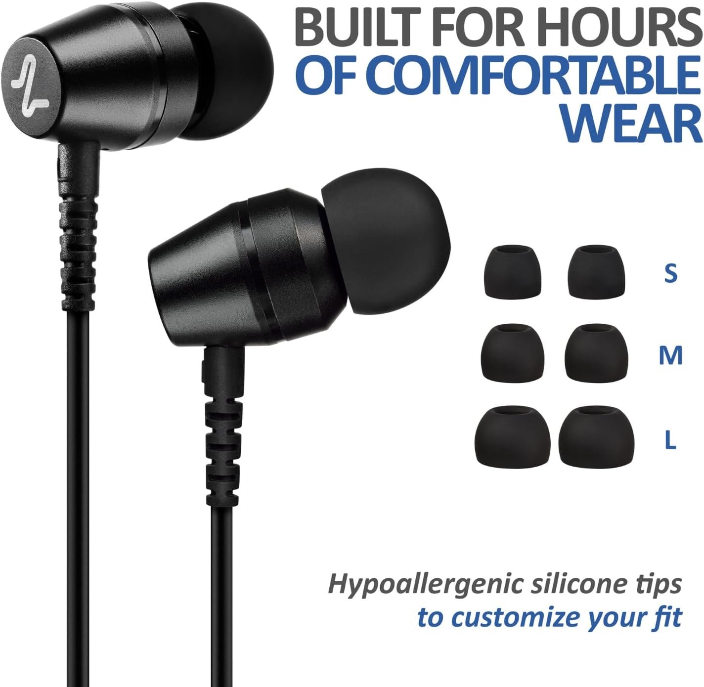 LUDOS OMNITONE USB C Headphones, 5 Years Warranty, USB-C Earbuds for iPhone 16 15 Pro Max Plus Samsung Galaxy S24 S23 Ultra S22 S21 FE S20 Z Flip 3 Fold 4 A53 A54, USB Type C Earphones for iPad Pro