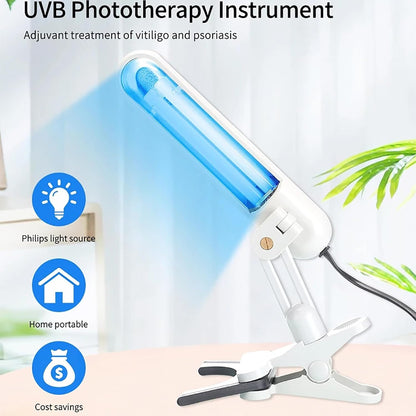UVB Phototherapy Lamp, Irradiation Area 48 C㎡, 311 Narrow Spectrum Skin Care Device, White Spot Phototherapy Device for Skin Disorders, Body & Scalp