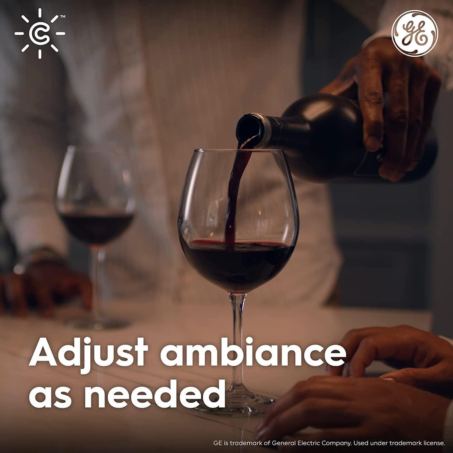 GE Cync Full Colour Direct Connect Smart Bulb (LED ST19), 60W Replacement, Bluetooth/WiFi Enabled, Works with Alexa, Google Assistant Without Hub, Pack of 4