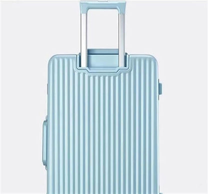Suitcase Luggage Resistant Hard Luggage Aluminum Frame Carry On Luggage Security Lock Suitcase Carry-on Suitcase (Color : Pink, Size : 28in)