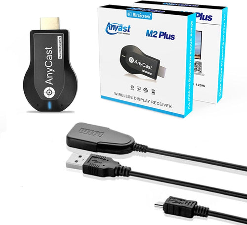 COMBLU Wireless Display Adapter, 4K 1080P HDMI WiFi Mobile Screen Mirroring Receiver Dongle for i-Phone Mac i-OS Android to TV Projector Support Miracast Airplay DLNA