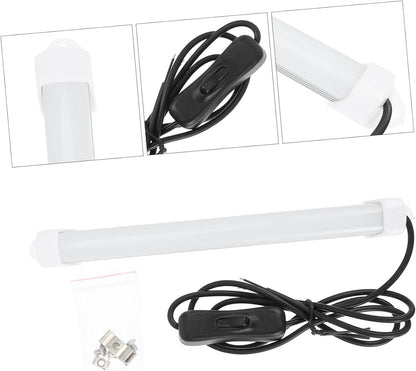 ULTECHNOVO 1Set White LED Light Bar Kit for Printers Non Dimmable Brightness Upgrade for Ender Eye Protection Flicker Lighting for Printing Area