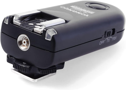 Yongnuo RF-603 N II â€“ 2 Wireless Trigger Kit for Nikon Cameras (2.4 GHz, 120 m, AAA), Black