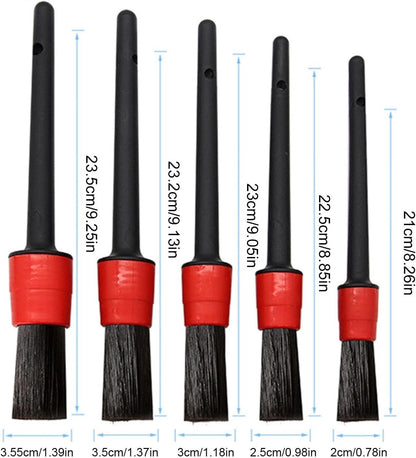 Car Detailing Brush, Ultra Soft Bristle Car Brushes, Auto Detailing Tools For Cleaning, Interior Cleaning Brush Set, Dashboard Cleaning Brushes, Upholstery Detail Brush For Cars