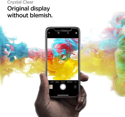 Spigen Tempered Glass Screen Protector [GlasTR EZ FIT] designed for iPhone 11 / iPhone XR [6.1 inch] [Case Friendly] - 2 Pack