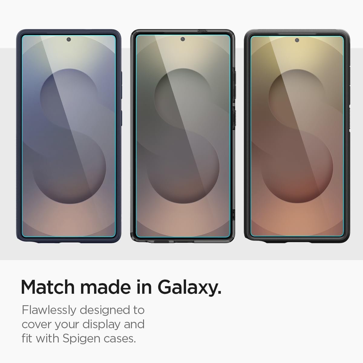 Spigen Tempered Glass Screen Protector [GlasTR EZ FIT] designed for Galaxy S25 Ultra [Case Friendly] - 2 Pack