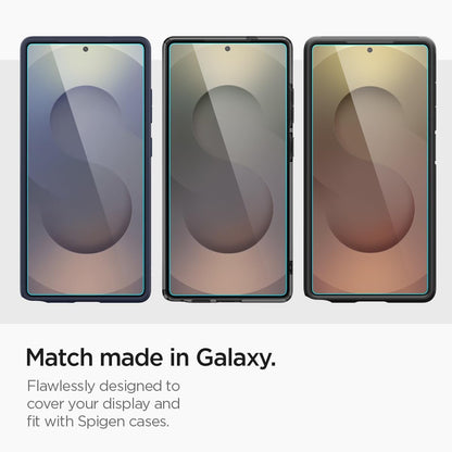 Spigen Tempered Glass Screen Protector [GlasTR EZ FIT] designed for Galaxy S25 Ultra [Case Friendly] - 2 Pack